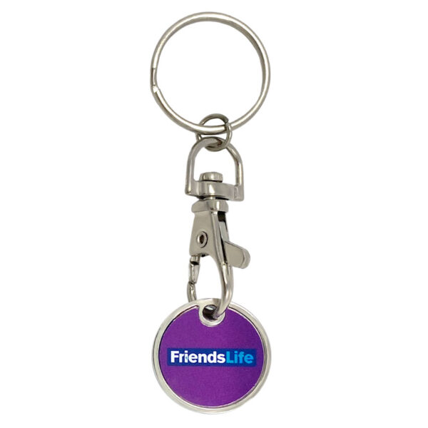 custom supermarket cart coin keyring