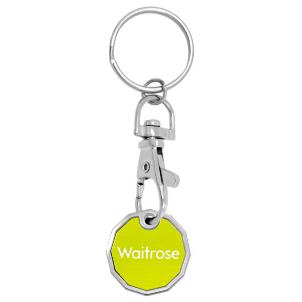 custom trolley coin with printed decal