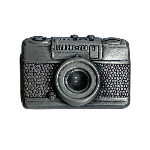 custom camera lapel pins
