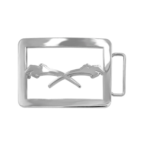custom zinc ally oval shape belt buckles