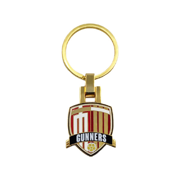 shield shape imitation hard enamel metal key tag