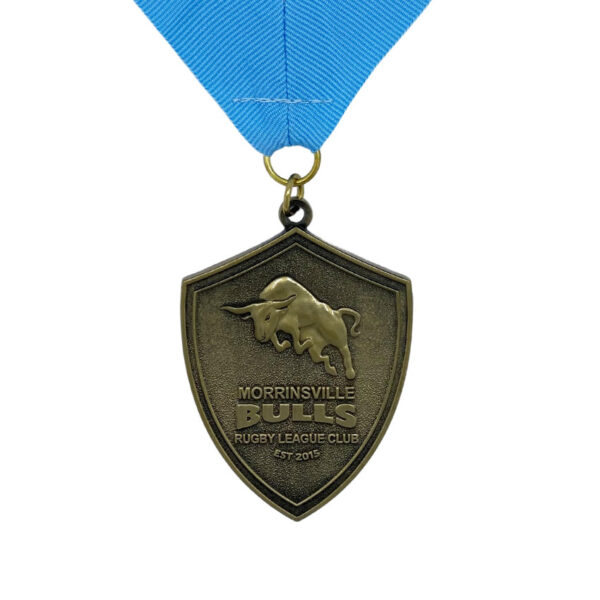 custom shield shape medals