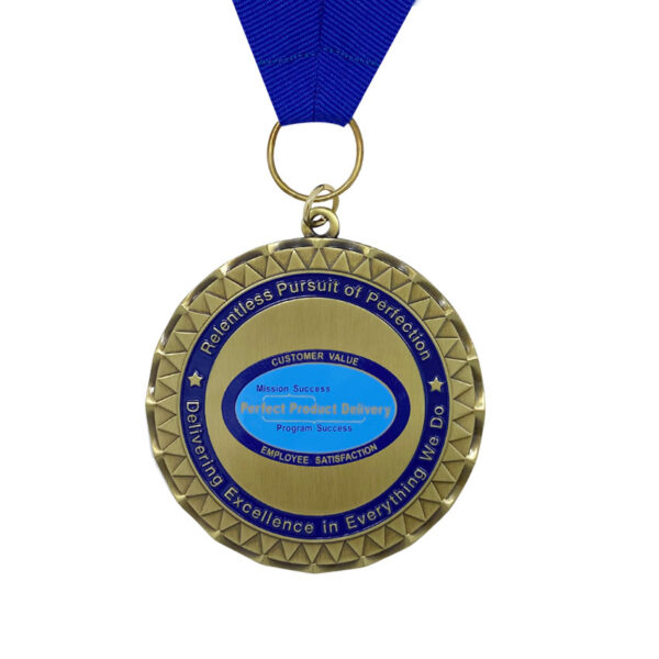 custom printing logo metal medals