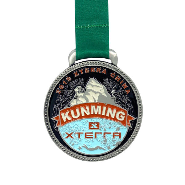 custom enamel color zinc alloy medal