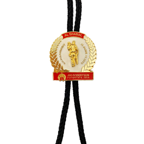 enamel with golf finishing bolo tie