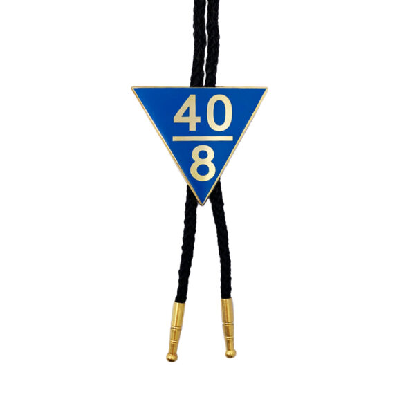 triangle shape custom made bolo tie