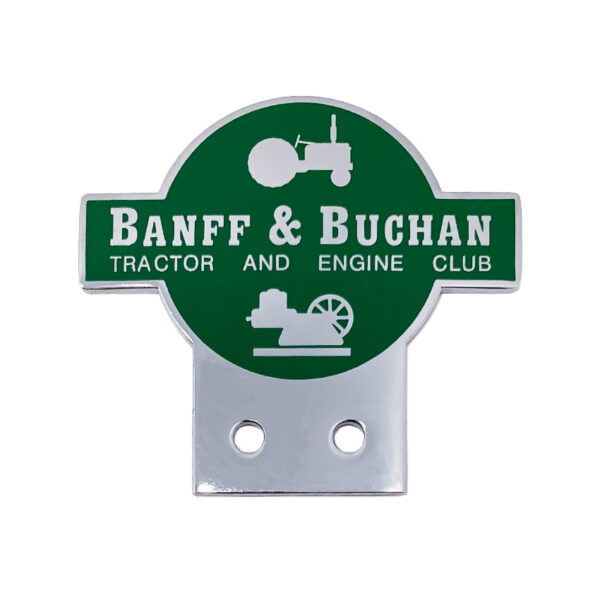custom shape car emblem imitation hard enamel green logo