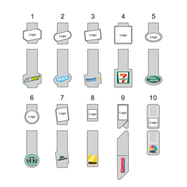 cheap promotional metal bookmark clips template