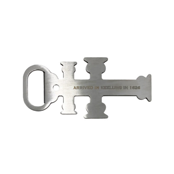 personalized logo shape zinc alloy bottle opener