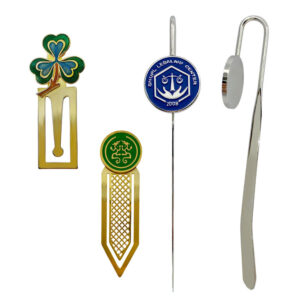 custom logo metal bookmarks