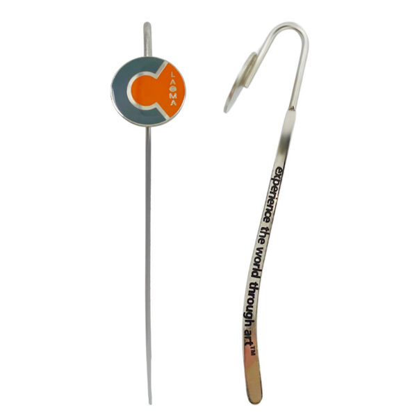 custom soft enamel logo zinc alloy bookmark