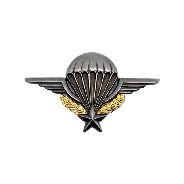 air force cap badge antique nickel and shiny gold plating