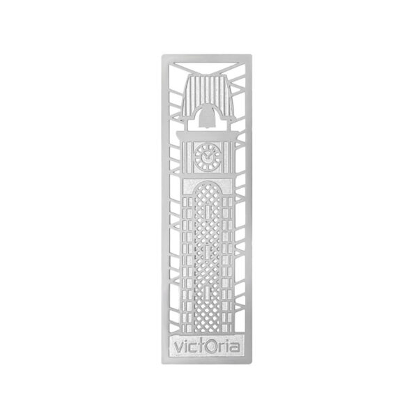 custom metal etched logo bookmark
