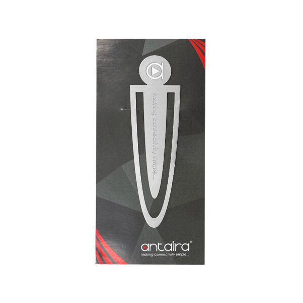 custom metal bookmark with backing cards
