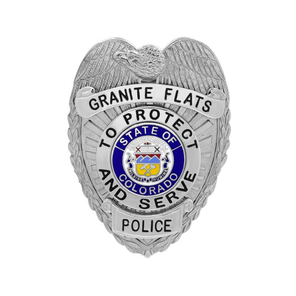 custom multiple-piece metal marshal badges