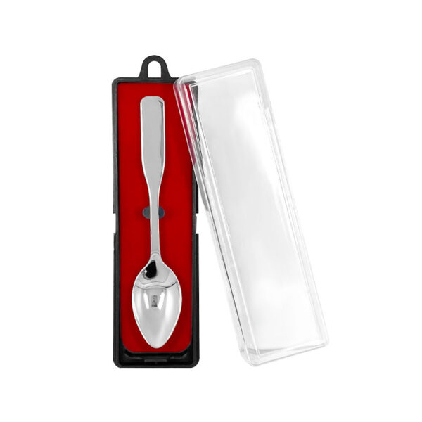 custom metal souvenir spoon with plastic box