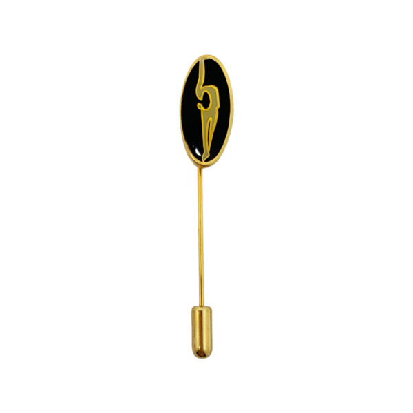 enamel with epoxy oval shape stick pin