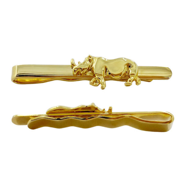 custom branded logo tie clip