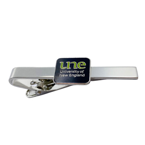 custom square logo tie clip