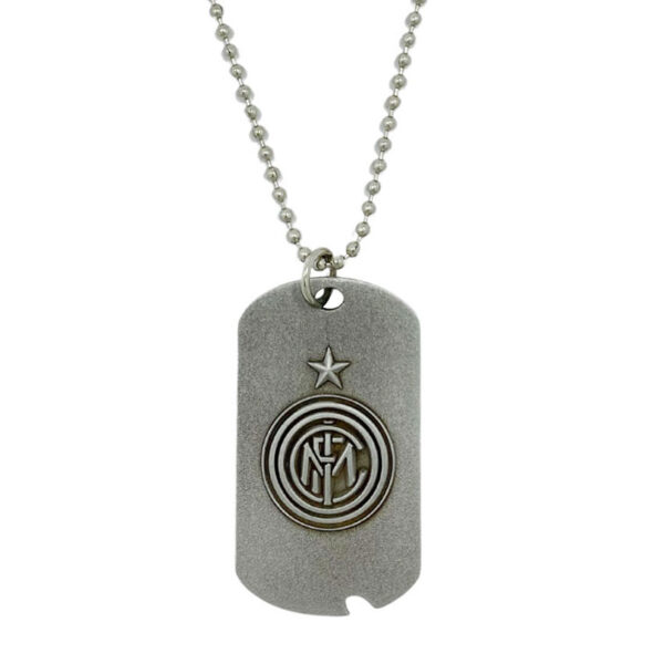 custom die casting alloy military dog tag with ball chain