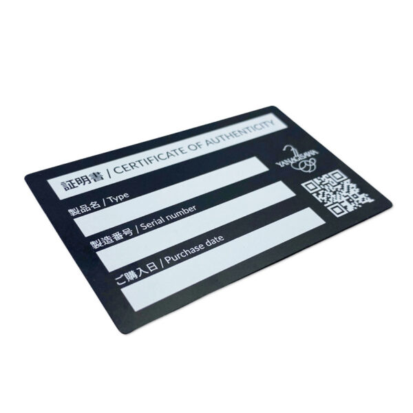 custom writable metal card