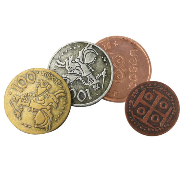 custom antique plated arcade game tokens