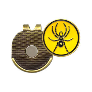 Clips de sombrero con marcador de bola de golf de metal
