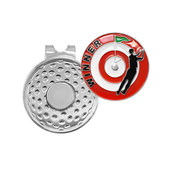 Open-design Shape Ball Marker Hat Clip