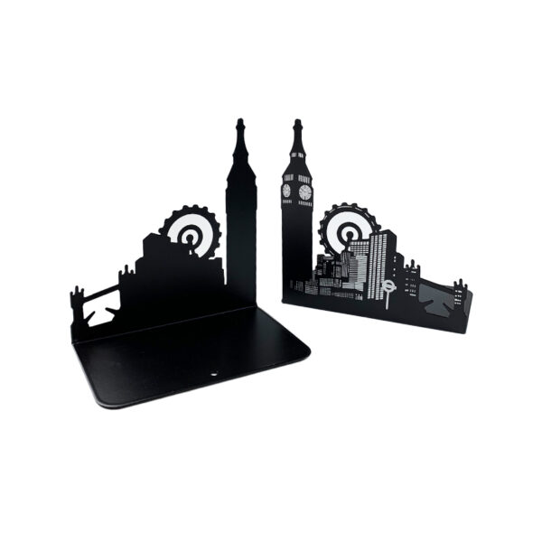 London logo design silkscreen printing modern bookend