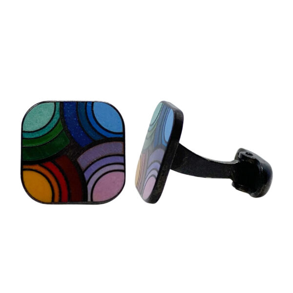 manufacturer hard enamel custom cufflinks