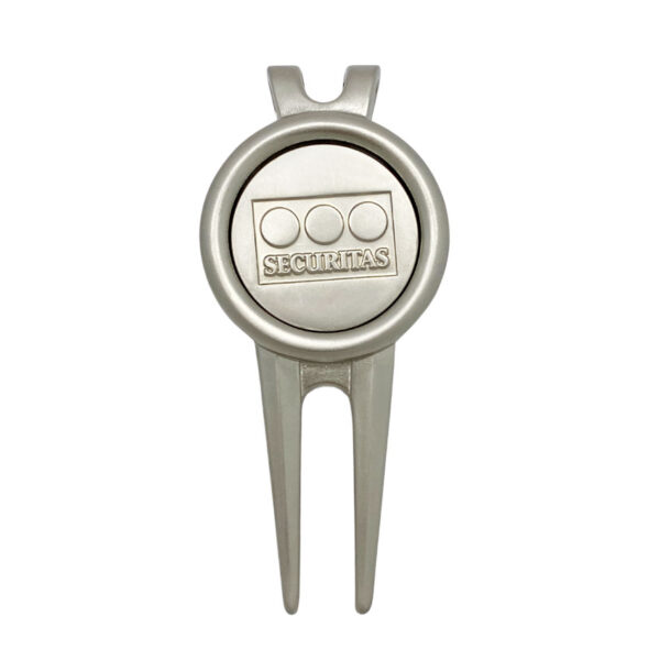 customized branded golfer divot tool ball marker