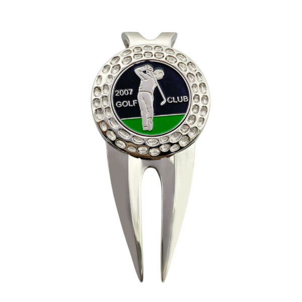 custom enamel ball marker divot repair tool