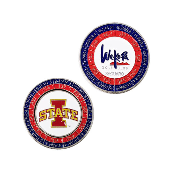 custom ball marker coins enamel