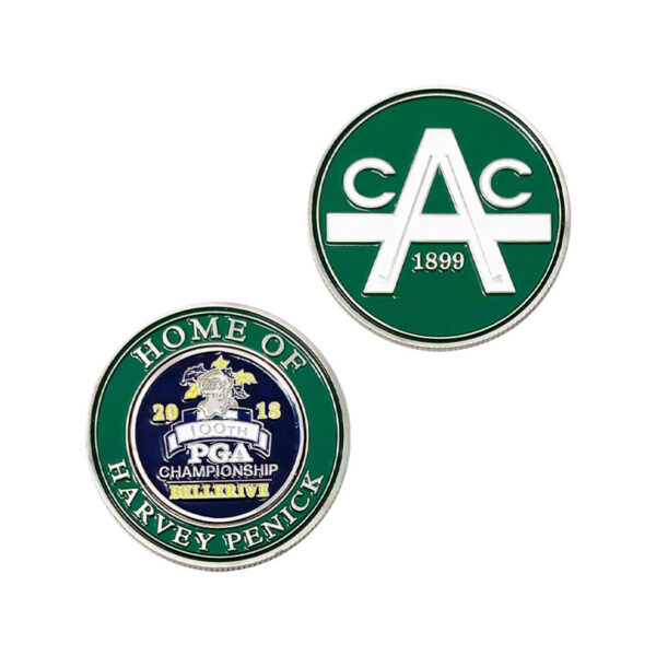 golf marker coin green imitation hard enamel