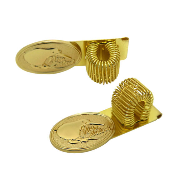 pen holder clip with custom logo emblems