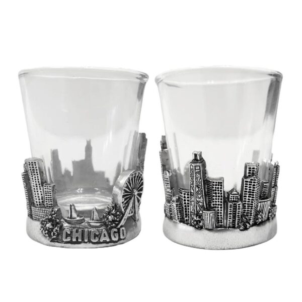custom pewter shot glass holder