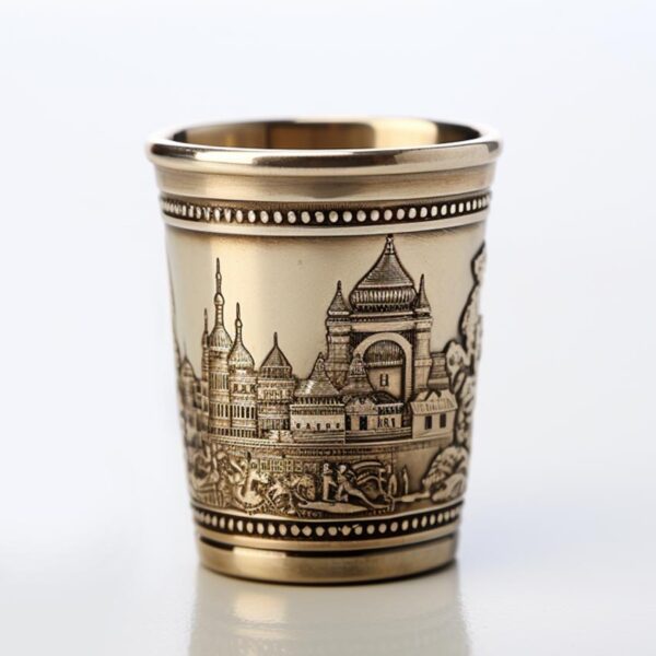 customized vintage wine cup shot glasses