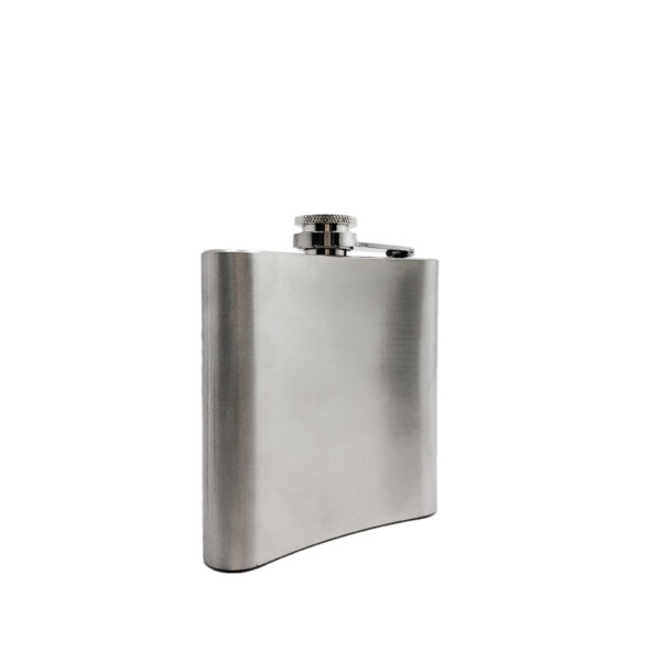 square hip flask 6oz