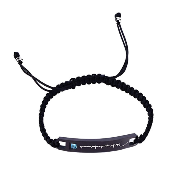 couple bracelets with custom text