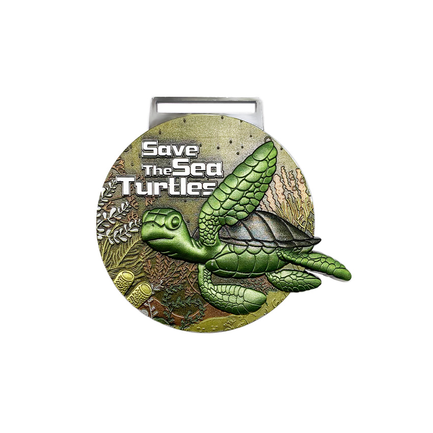 a sample of UV printed medal