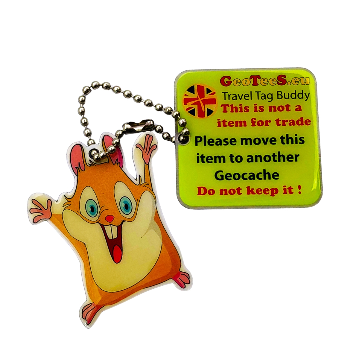 metal keychain custom anime cure logo
