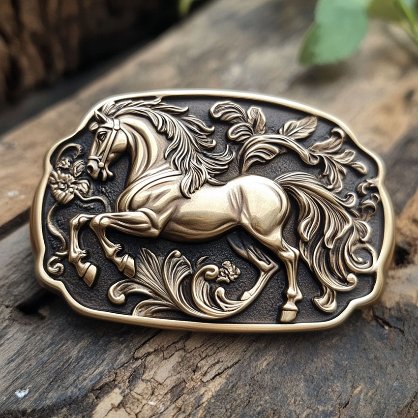 custom logo belt buckles
