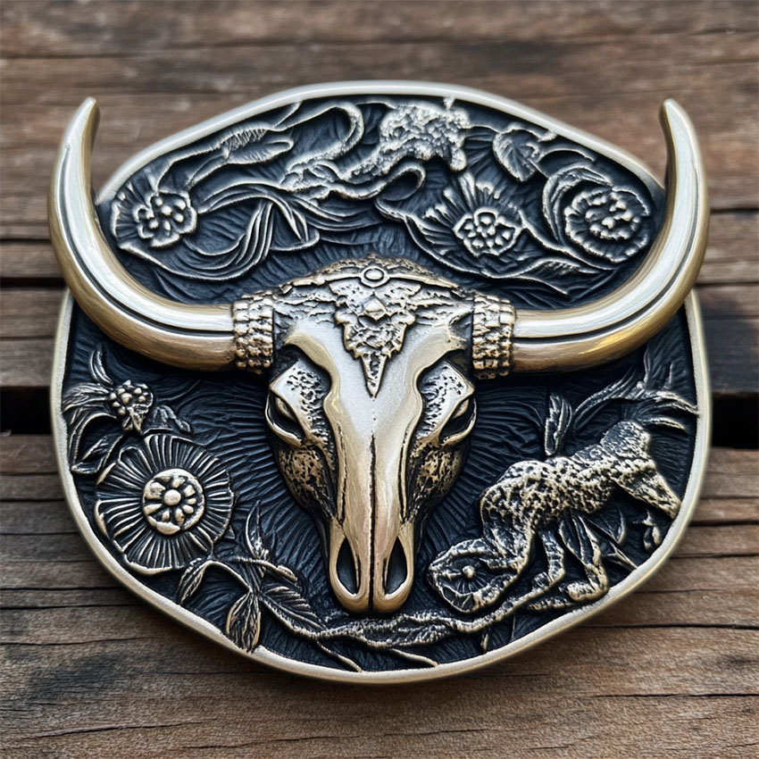custom cowboy belt buckles