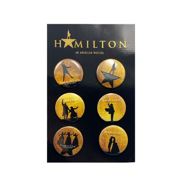 wholesale button pin custom hamilton design