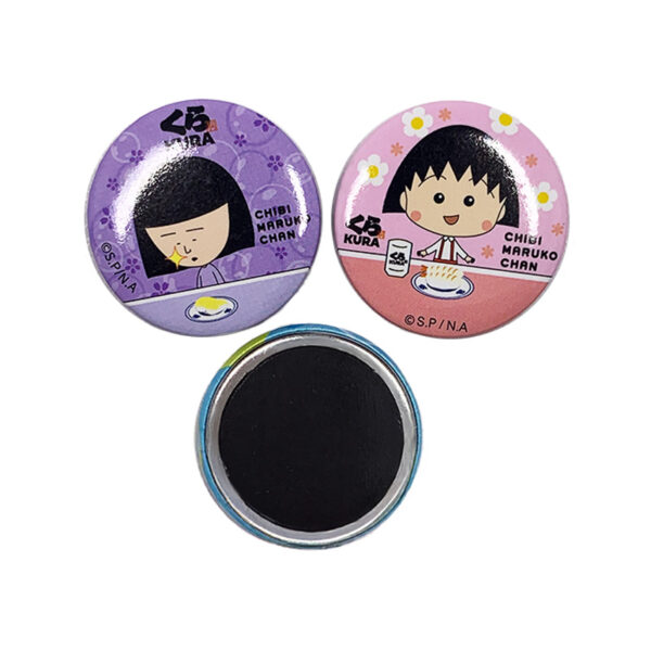 custom button pins bulk magnet backing