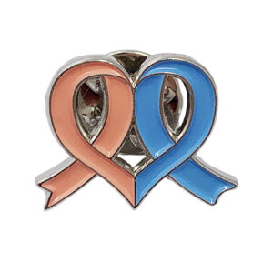 ribbon charity lapel pin made from jin sheu
