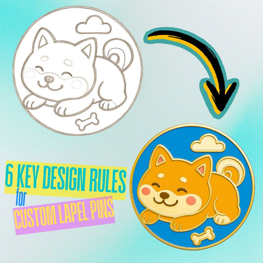 6 key design rules for custom lapel pin