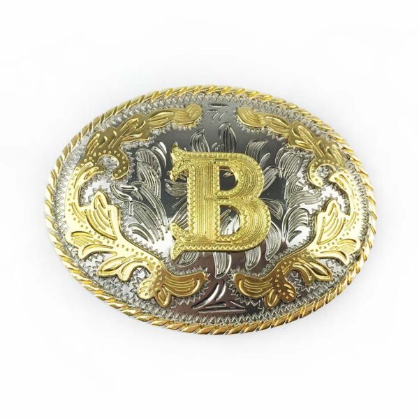 Western Belt Buckles with letter B