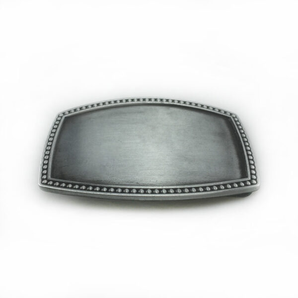 antique tin custom blank metal belt buckle