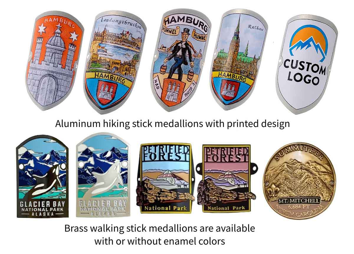 4-2-Roman Jubilee-Pilgrimage Routes-Custom hiking stick medallions
